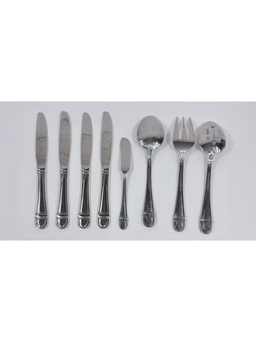 International Silver INS669 Pattern Set Of 8 Stainless Steel Replacement Flatwar